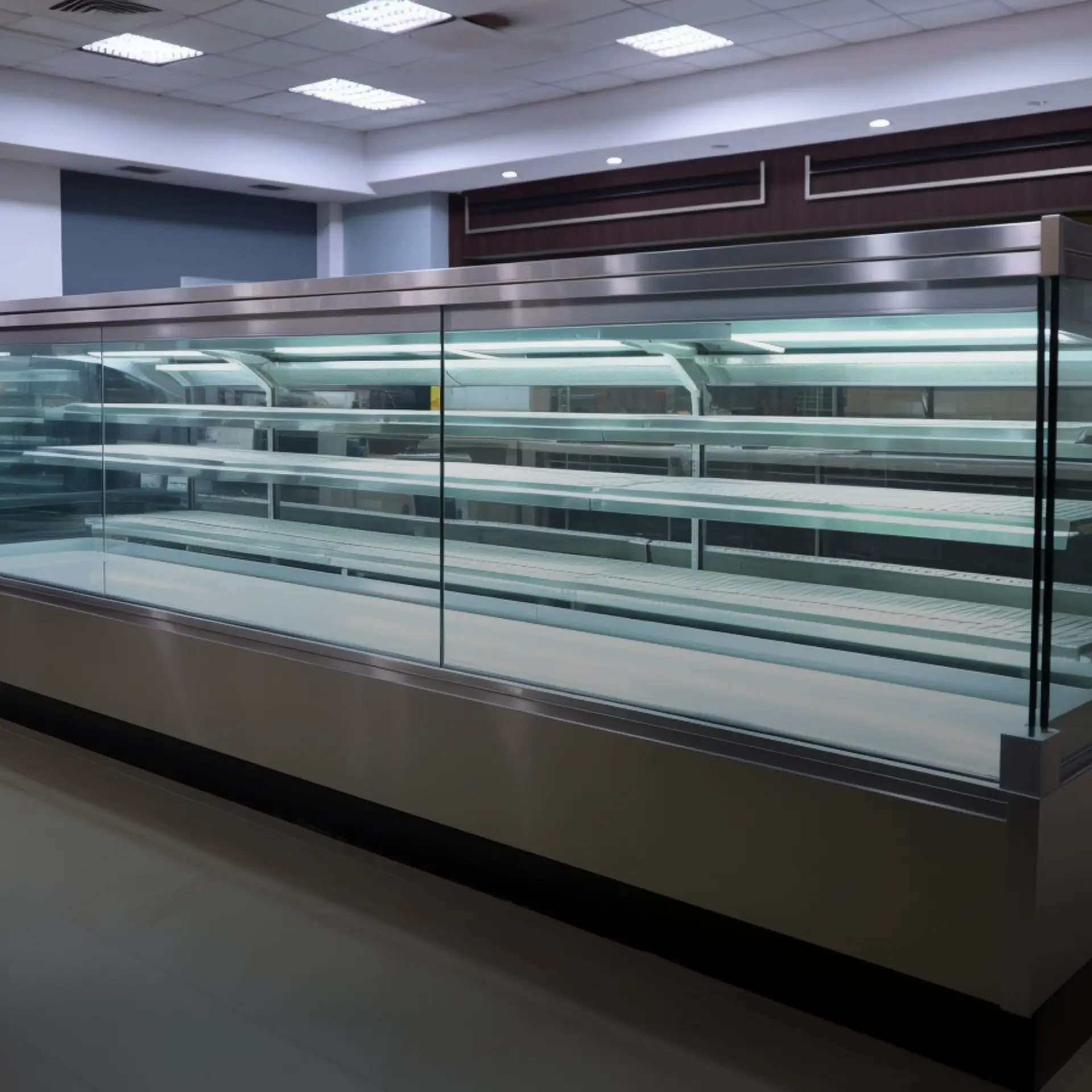 Food counter and display cabinet